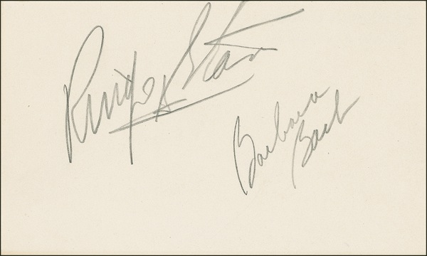 Lot 625 Beatles: Starr, Ringo Signature