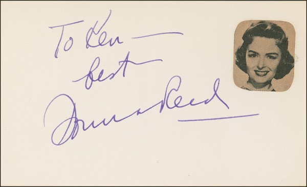 Lot 929 It’s a Wonderful Life: Stewart and Reed Signatures