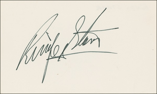 Lot 626 Beatles: Starr, Ringo Signature