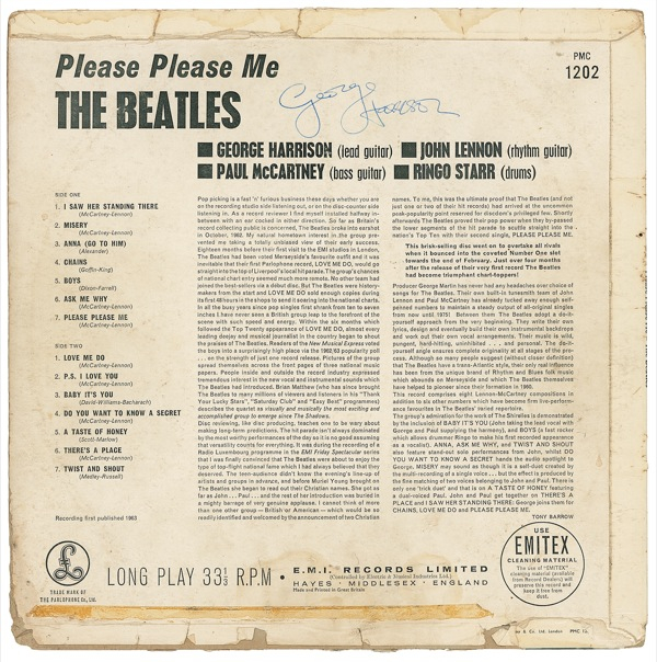Lot 613 Beatles: Harrison, George Album