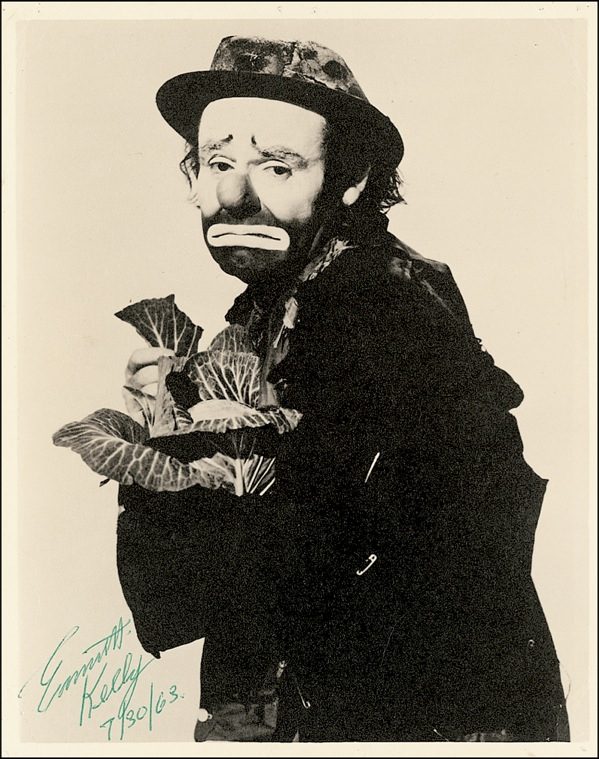 Lot 947 Emmett Kelley, Sr Signed Photograph
