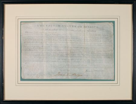Lot #99 James Monroe Signed Document - Image 1