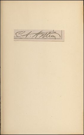 Lot #7 Chester A. Arthur Signature