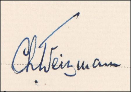 Lot #310 Chaim Weizmann: Unusual official Israeli Vice-Consul appointment to Great Britain - Image 2