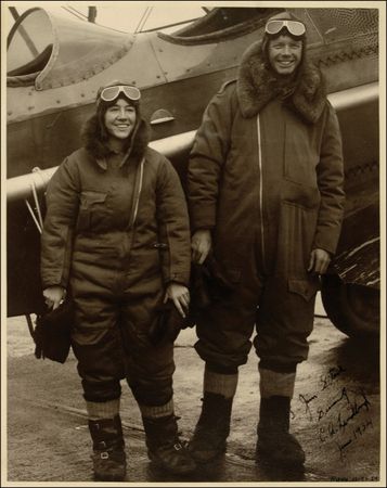 Lot #446 Charles Lindbergh Signed Photograph - Image 1