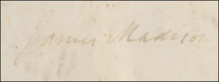 Lot #93 James Madison Signed Document - Image 2