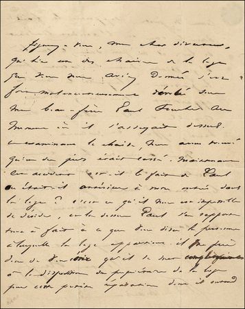 Lot #503 Victor Hugo Handwritten Letter Signed - Image 1