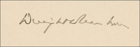Lot #48 Dwight D. Eisenhower Signed Document - Image 2