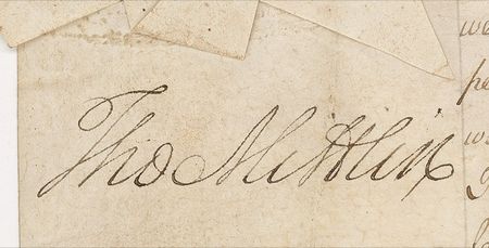 Lot #269 Thomas Mifflin Signed Document - Image 2