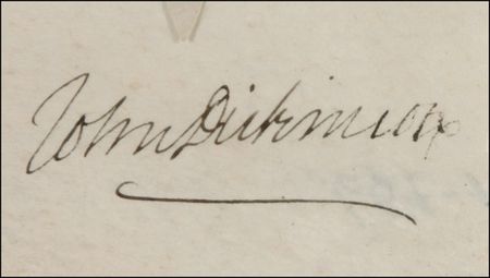 Lot #217 John Dickinson: The statesman who wouldn?t sign the Declaration of Independence issues a land grant for someone who did - Image 2