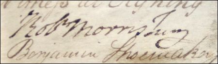 Lot #212 Declaration of Independence: Morris, Robert: Witnessing an 1801 Pennsylvania land grant - Image 2