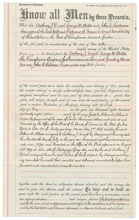 Lot #218 Anthony J. Drexel: Millionaire founder of Drexel University - Image 1