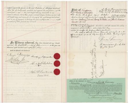 Lot #218 Anthony J. Drexel: Millionaire founder of Drexel University - Image 2