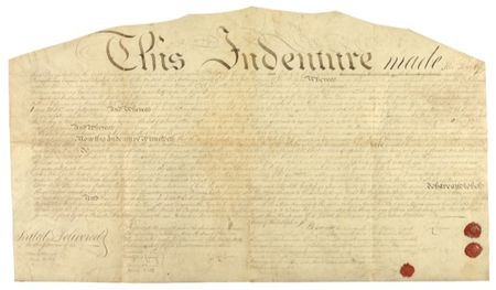 Lot #211 Declaration of Independence: Clymer, George: Selling land willed to him by his grandfather - Image 1