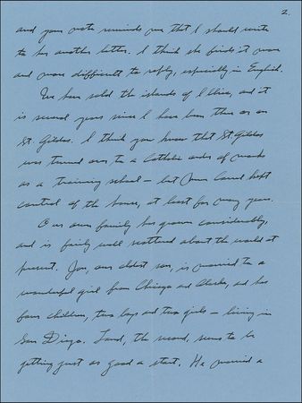 Lot #448 Charles Lindbergh: Proud Papa: Lindbergh sends an update of his children?s activities to the associate of a controversial collaborator - Image 2