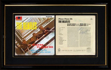 Lot #616 Beatles: McCartney and Starr: Paul and Ringo sign Please, Please Me - Image 1