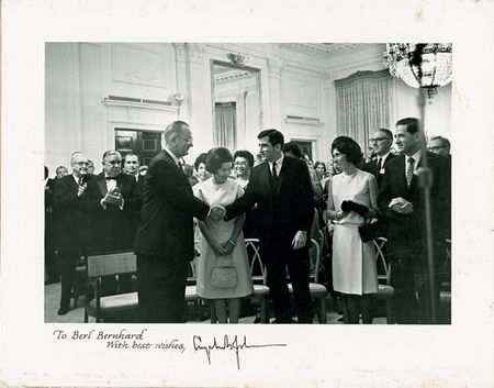Lot #80 Lyndon B. Johnson: “Those to whom the national commitment to social justice means the most”: LBJ praises a prominent civil rights advocate - Image 3