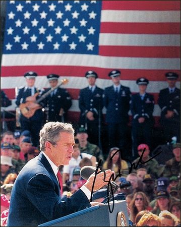 Lot #18 George W. Bush Signed Photograph