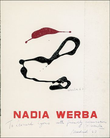 Lot #554 Nadia Werba Book with Paintings - Image 1