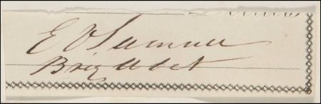 Lot #362 Edwin V. Sumner Signature - Image 2
