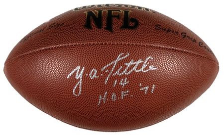 Lot #1450 Y. A. Tittle Group Lot - Image 1