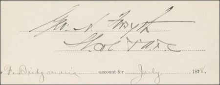 Lot #327 George Sandy Forsyth Signature - Image 2