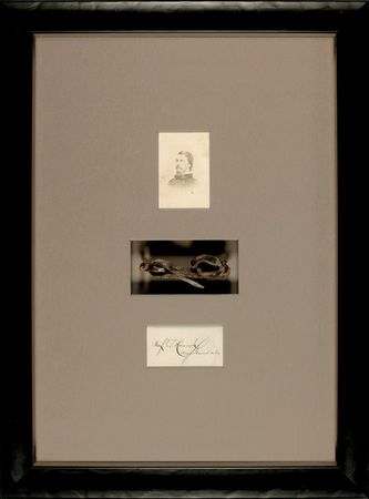 Lot #333 Winfield S. Hancock: With a Gettysburg relic - Image 1