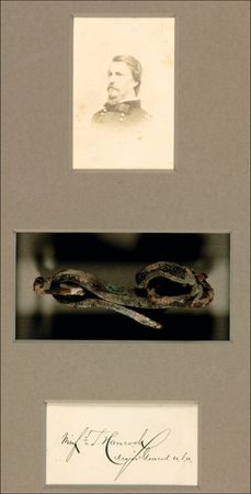 Lot #333 Winfield S. Hancock: With a Gettysburg relic - Image 2