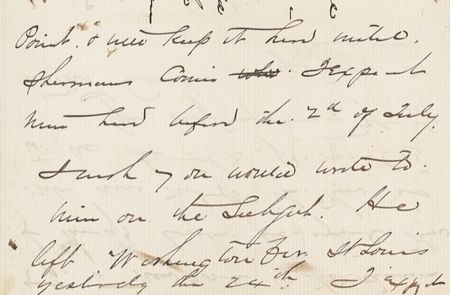 Lot #353 Philip H. Sheridan: GOOD OLD DAYS: Seven years to the day before Little Bighorn, SHERIDAN writes to his old friend CUSTER, anticipating a reunion ?if things look peaceful? - Image 3
