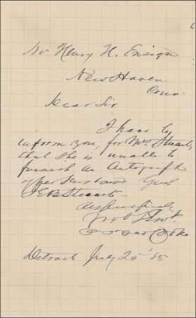 Lot #358 Philip St. George Cooke Handwritten Letter Signed - Image 1