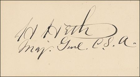 Lot #334 Henry Heth Signature - Image 1