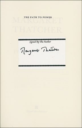 Lot #299 Margaret Thatcher Book - Image 1