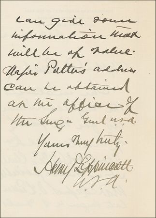 Lot #338 Henry Lippincott: ?The best I can do for the family of our dear old & good friend Col. McClure? - Image 2