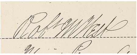 Lot #367 Robert M. West Signed Document - Image 2
