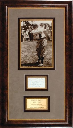 Lot #1267 Walter Hagen Signature - Image 1