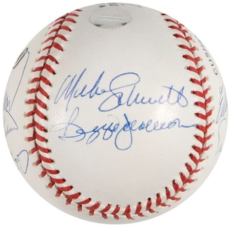 Lot #1152 Baseball: 500 Home Run Club Baseball - Image 1