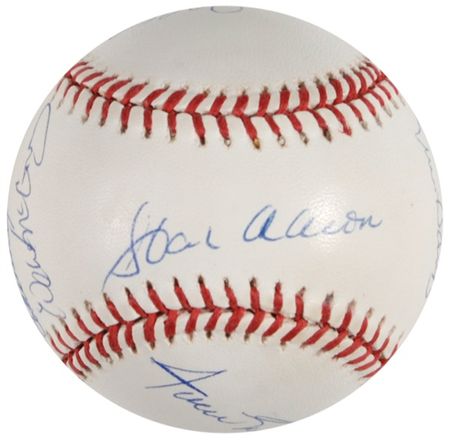 Lot #1152 Baseball: 500 Home Run Club Baseball - Image 4