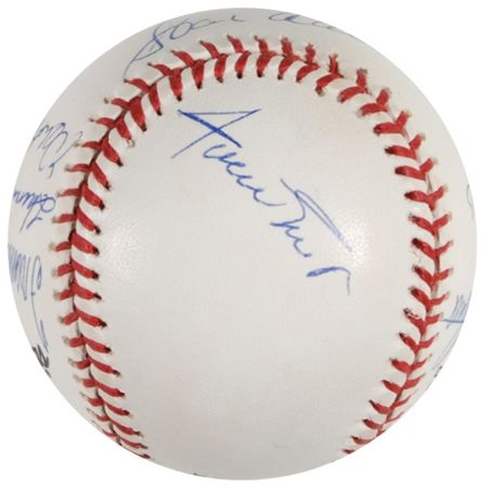 Lot #1152 Baseball: 500 Home Run Club Baseball - Image 5
