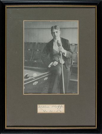 Lot #1279 Willie Hoppe Signature - Image 1