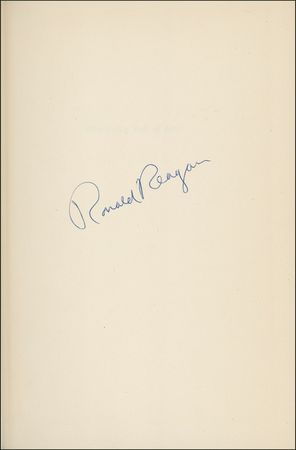 Lot #119 Ronald Reagan Book - Image 1