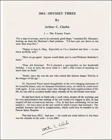 Lot #485 Arthur C. Clarke Group Lot - Image 2