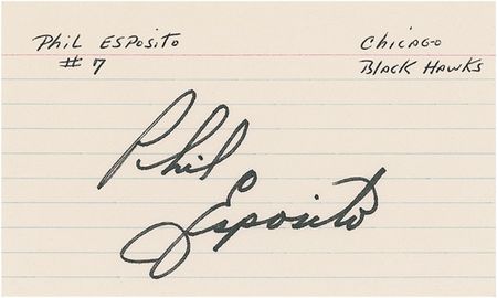 Lot #1274 Hockey Greats Signature - Image 2