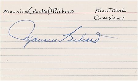 Lot #1274 Hockey Greats Signature - Image 3