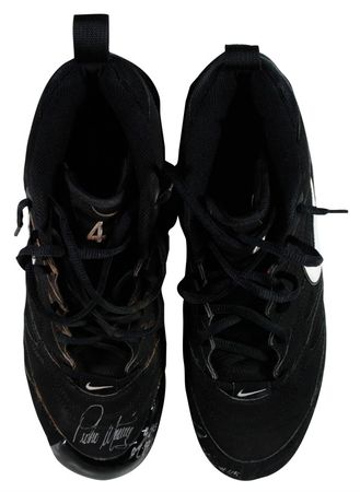Lot #1353 Pedro Martinez: Pedro game-used cleats - Image 1