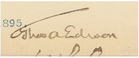 Lot #222 Thomas Edison: Reporting on his European operations - Image 1