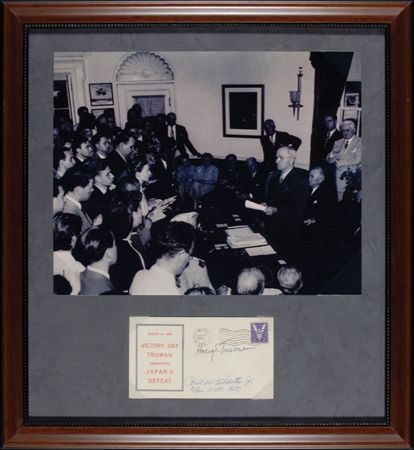 Lot #151 Harry S. Truman and Paul W. Tibbets Commemorative Postal Over - Image 1