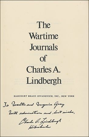 Lot #449 Charles Lindbergh Book - Image 1