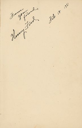 Lot #228 Henry Ford: “The World’s Foremost Problem”: Ford signs a notorious collection of anti-Semitic articles originally published in his own newspaper - Image 2