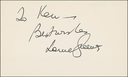 Lot #794 Bonanza: Signatures of the Cartwrights - Image 3