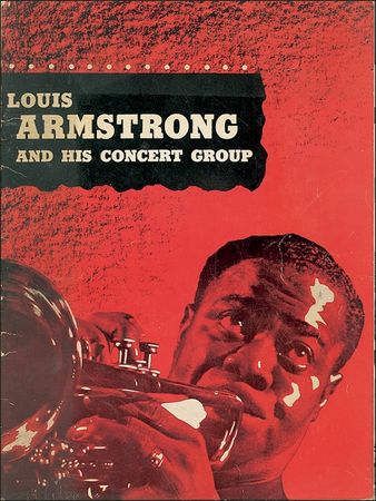 Lot #604 Louis Armstrong: Concert program signed by Satchmo and his band - Image 2